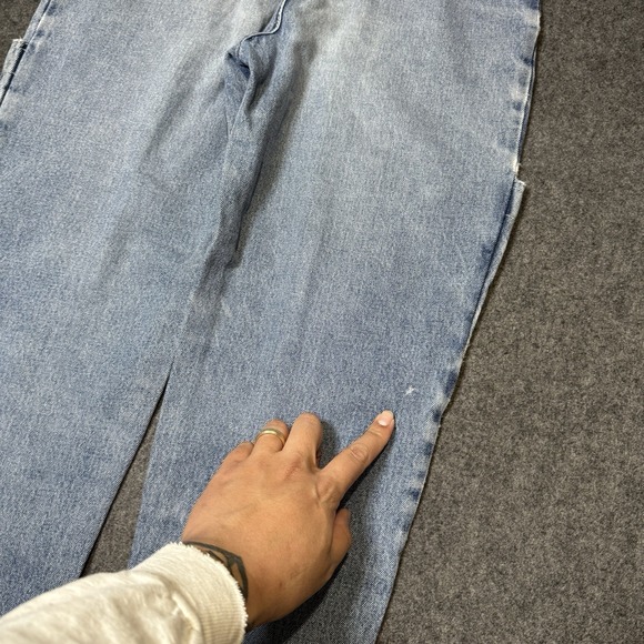 VTG 90s JCPenney Womens Utility Taper Jeans Size 6 (24x24.5) Distressed Grunge - Picture 6 of 11